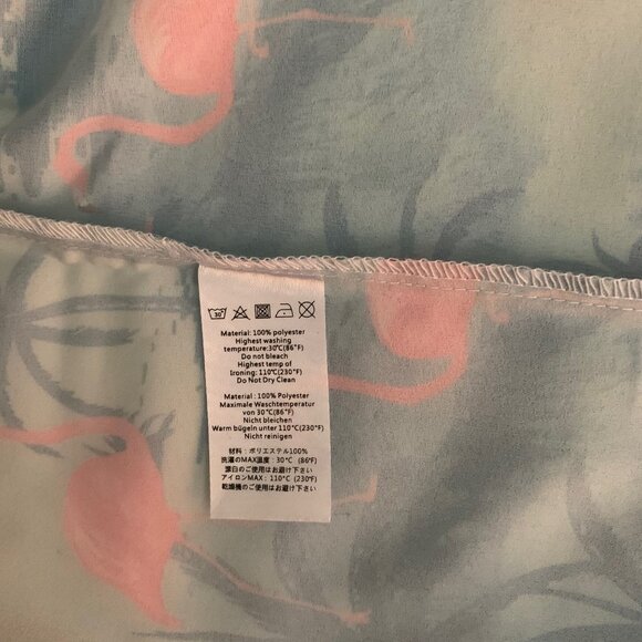 Hawaiian Flamingo Print Button Down Short Sleeve Shirt - Picture 8 of 10